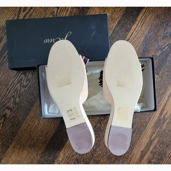 NWT J. Crew Lace-up Bow Mini wedges (Sz 6.5) - Picture 5 of 7